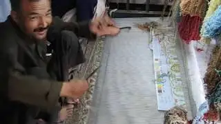 The Rug Making Process: Part 3 - Weaving (Turkmen on Horizontal Loom)