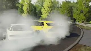 Jordi s13.4 Moordoor in s13 and me in the IS200 on ADC server shinmitsu track