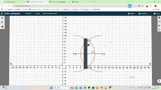 Construct a perpendicular bisector