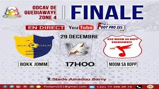 DIRECT NEVETANE GUEDIAWAYE  FINALE  ZONE 4 /2023 /ASC MOOM SA BOPP VS  BOKK JOM  SATDE  AMADOU BARRY