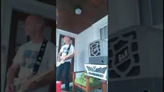 National Anthem on my front porch