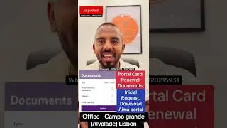 Card Renewal documents upload | inicial request form | Live Portugal By Harry | Portugal news