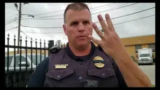 Bully Sgt. Briggs badge 34 with Denton PD in Texas gets put in his place MIRROR THIS