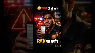 😱Wrong Challan? 🤯 Don't Pay! ये 3 चीज़ें करो | Traffic Law Shorts #law #trafficfines #shorts #viral