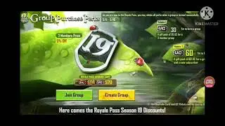 PUBGMOBILE | Group Purchase Perks Event - season 19