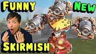 UNFAIR & FUNNY Skirmish! War Robots Cinder Phantom Gameplay WR