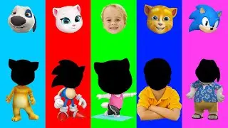 Wrong eyes👀 DAME TU COSITA SONG👀 NuNu and Talking Angella and Bebefinn and D Billions and Sonic