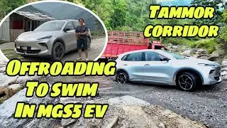 Offroad - Ground Clearance Problem in MGS5 EV || Swimming in Tammor Corridor