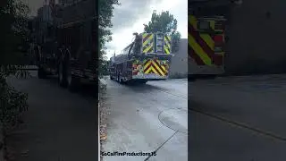 OCFA Truck 32 Returning To Station