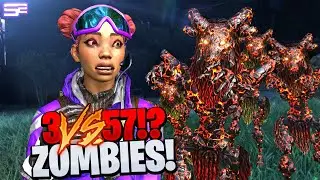 Apex Legends: ZOMBIES GAMEMODE - 3 VS 57 Custom Lobby Part 2 (Apex Legends)