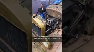 100 YEAR OLD Car Starts For The First Time! #classic #fyp #restoration #model #engine #antique