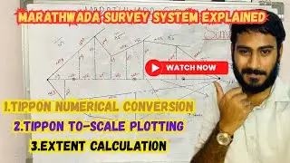 Marathwada Survey System Explained &ndash; For Licensed Surveyor Exam |  Learn Step-by-Step PART-3 #survey