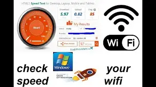 WI-FI :: Checked Wi-Fi Speed(MAC) #WIN-10 #PCTECH24
