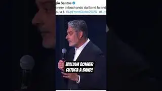 William Bonner DEBOCHA da Band ao falar da F1 na Globo