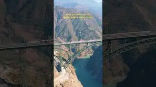 World&rsquo;s highest railway bridge ❤️ #katra #vaishnodevi #kashmir #train
