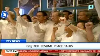 GRP, NDF resume Peace Talks