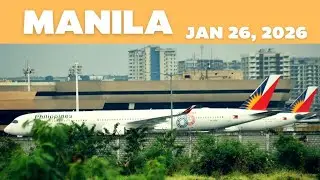 Spent the afternoon spotting planes. Finally saw PAL's A350-1000. Manila Airport - Jan 26, 2026