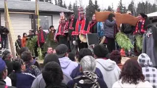 Moricetown Pole Raising