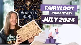 FairyLoot Romantasy July 2024 Unboxing | 🐦‍⬛📚🧛