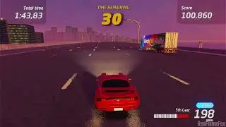 TURBO DRIFT - Stage 2: Twilight Harbour | Outrun style game for Dreams PS4/PS5