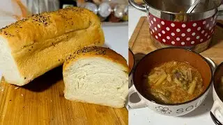 Lisnati hljeb(Pogaca)i buranija sa junetinom MIRIS IFTARA /Ramazanski dani