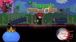 Master Mode Madness! | Terraria Update Summoner Challenge (100% Achievements)