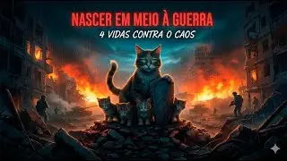 A Hist&oacute;ria do Gato que Teve Quatro Filhotes em Meio &agrave; Guerra com os Cachorros #educa&ccedil;&atilde;o #historias