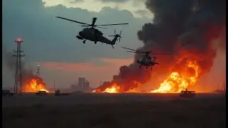 15 minutes ago! Ukrainian advanced helicopters destroy Russian military base - ARMA 3