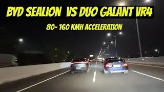 BYD sealion AWD vs galant vr4, mobil listrik vs mobil bensin