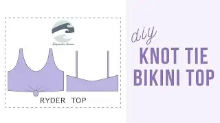 DIY Knot Tie Bikini Top | Ryder Top | Edgewater Avenue