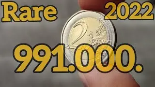 2 EURO SLOVENIA 2022 RARE - 991.000.