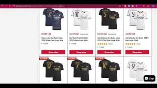 Crop/Trim of Real Madrid Jerseys for ONLY $89.99! 🔥 Limited Time CR7 Collection
