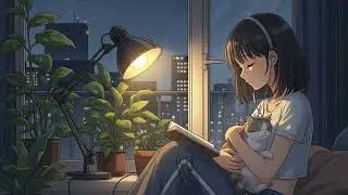 lofi beats to study and relax 🌙 1 hour night chillhop loop, anime cozy vibes