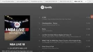 NBA Live 18 And 2k18 Soundtrack!