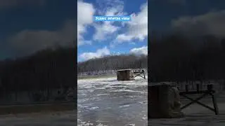 Scenic Winter River View #nature #ohio #scenic #outdoors #shorts