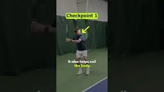 2️⃣ необходимых контрольных точки для удара справа, как у #carlosalcaraz #tennistip #forehand 👀🔥