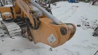 Jak na svařování v -19°C aneb prasklé rameno bagru. Welding a cracked excavator arms.