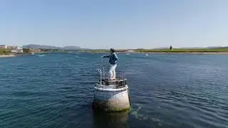 Metal Man Beacon Rosses Point, County Sligo Republic Of Ireland.