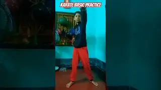 Karate basic practice at home #karate #karatefight #karatetraining #karatekid #shortsfeed #shorts