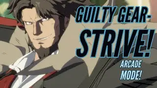 Leo White Fang The King fights Guilty Gear-Strive Arcade Mode Epic! PC