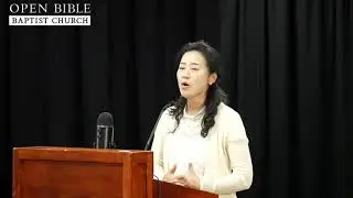 Special - I asked the Lord - 19/08/2020 - Open Bible Baptist Church, Sydney Australia
