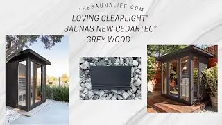 LOVING CLEARLIGHT&reg; SAUNAS NEW CEDARTEC&reg; GREY WOOD #clearlight #sauna #clearlightsaunas #jacuzzi