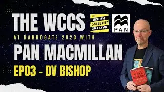 DV Bishop at the Harrogate Crime Writers Festival. EP03.