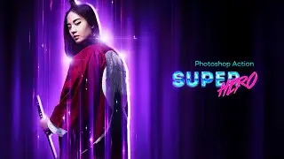 How to use SuperHero Photoshop Action