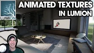 Creating an ANIMATED TV TEXTURE in Lumion