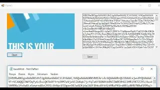 C# Convert Image to Base64 String and Save