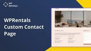 Как создать пользовательскую страницу контактов с помощью Elementor в теме WPRentals