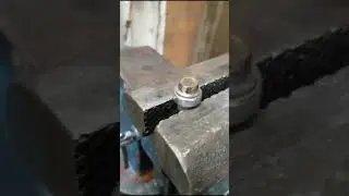 EASIEST Way To Remove Damaged Rounded Nuts and Bolts @PoorManMods #shorts