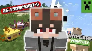 DES B&Eacute;B&Eacute;S AXOLOTLS | R&eacute;action Minecraft Monthly + Test de la 26.1 snapshot-5