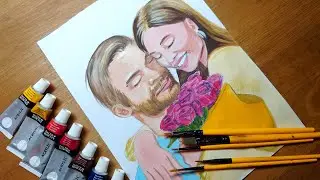 Valentine Day's 2023 on Painted Acrylic for Collabs | dumit3 arts Neo Albios